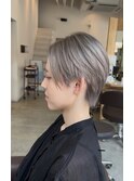 ブリーチ2回 グレージュカラー