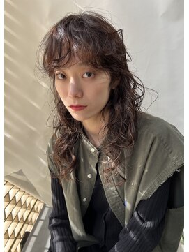 トリッカ 銀座(tricca) ウルフパーマ/ミディアムパーマ/ニュアンス/前髪パーマ