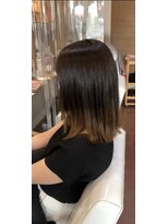 ヘアーメイク ラピス(hair make Lapis)&nbsp;外はねポプ/アッシュブラウン/毛先カラー