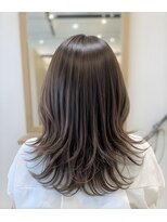 リエットヘアー 杢左店(Lie-et. hair)&nbsp;大人のセミロング！上品なレイヤーカット×毛先パーマ