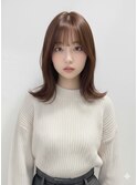 くびれヘア【ミディアムヘア】