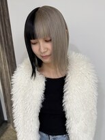 エンヴィー(ENVY)&nbsp;秋冬におすすめブラック×ホワイトツートーン/ブリーチ