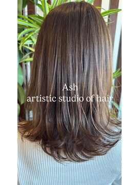 ミディアム×外ハネ