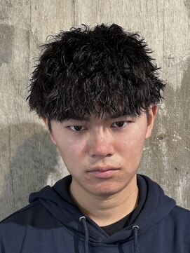 ツイストスパイラルパーマメンズカット