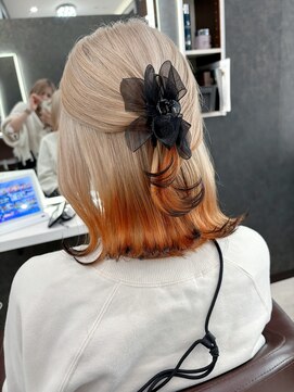 デザインサロンリア(design salon Lia) 前髪/アンブレラカラー/こなれミディ/イメチェン/ウェーブパーマ