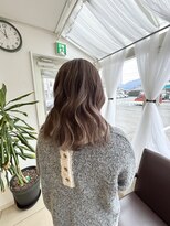 ミント(minto)&nbsp;グレージュハイライトグラデーション髪質改善白髪ぼかし30代