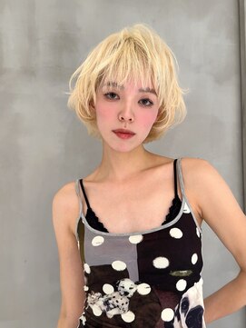 ロンド ロビン 栄(Lond robin) ちゅん ブリーチなしダブルカラー/髪質改善/艶カラー