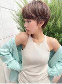 洒落感のある大人可愛いマッシュショート　【新百合ヶ丘】
