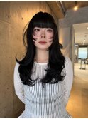 レイヤーカット/ハッシュカット/顔まわりカット/似合わせカット