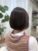ウミネコ美容室 センター北hanare店(Umineko美容室) ブラウンベージュの軽やかすっきりボブ
