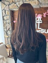 ヘアリゾート粋 ウナム 新宿東口店(enam) 艶髪/透明感グレージュ/ロングレイヤーカット