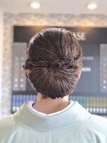 オリー 掛川大坂店(OLY)&nbsp;結婚式お呼ばれヘア/シニヨン