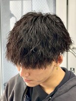オーバル ジングウマエ(OVARL jingumae) 縦落ちパーマツイストスパイラルシャドウパーマ