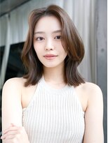 レノラ 髪質改善カラー 本町(LENORA)&nbsp;韓国風レイヤーハッシュカットミディアムウルフ