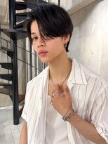 サイン メンズ 表参道(SIGN men's)&nbsp;色気漂う黒髪センターパート