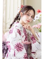 シャルメ 池袋(CHARMER)&nbsp;ふわっとツイン編み下ろしポニー！
