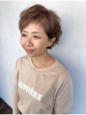【Lateliercontent MIHO】40代50代60代小顔アクティブショート