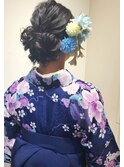 【卒業式 着付け ヘアメイク】ふんわりアップ 301