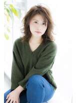 アジールヘア 所沢プロペ通り店(agir hair)&nbsp;ミディアムウルフ♪【所沢】