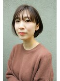 【なかじま ひびき】耳掛けナチュラルショートボブ