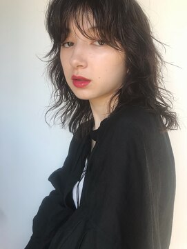 オン(ON) 【ON】ミディアム　ウルフ　パーマ