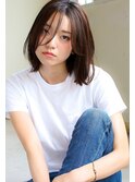 柔らかラフなストレート