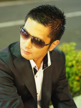 ポンテ 那珂川店(ponte) 【アキ☆スーツにサングラスにも似合うmen'sショートスタイル】