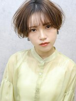 ボンドバイテトテ 三宮元町(BONDbytetote) エアリーマッシュショート×ナチュラルベージュ