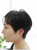 《ZELE上尾》簡単スタイリング★黒髪耳見せショート