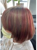 ミルクティーベージュ×マンダリンオレンジ