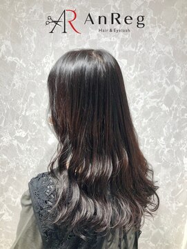 アンレッグ(AnReg) 【アンレッグ】黒髪/大人可愛いデジタルパーマ