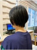 クリアショートボブ