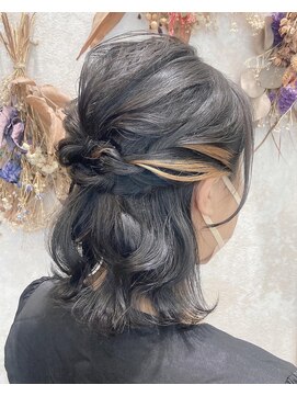 オラ ボーテ(Aura Beaute) 『AuraBeaute 京都』結婚式 お呼ばれヘア ハーフアップ