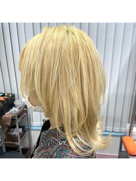 テクライズ 豊橋店(TECHRISE) ☆抜きっぱなしブリーチ、ウルフカット、レイヤーカット☆