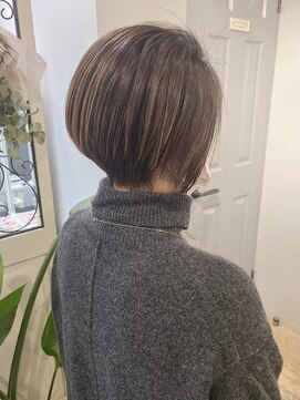 ヘア ケア ディエイチケー(HAIR CARE DHK) 前下がりショートボブ