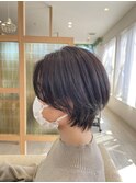 タイトショート×ブラウンカラー×30代40代