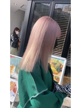 ラフ 難波店(LAFF) #黒髪#ボブルフ#ネビージュ#小顔#ワンレン