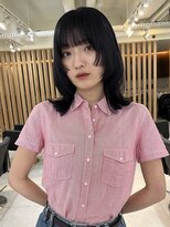 アクアオモテサンドウ(ACQUA omotesando)&nbsp;△ラベンダーグレージュレイヤーカットウルフカット姫カット