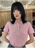 △ラベンダーグレージュレイヤーカットウルフカット姫カット