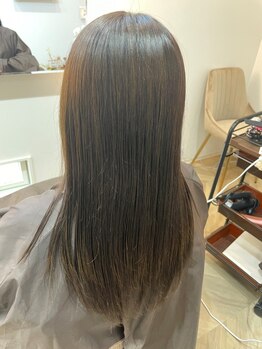 シェノン(Chainon.)の写真/大人気TOKIOトリートメント取扱い◎本格的な髪質ケアで傷んだ髪を補修し、手触りの良い柔らか質感を持続♪