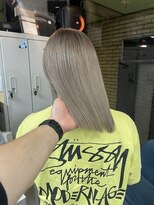 ラフ(LAFF) #バレイヤージュ#グレージュカラー#ボブウルフ#ココアベージュ