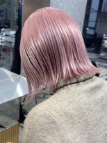 サンクプロジェクト(cinq PROJECT)&nbsp;ダブルカラーピンクベージュインナーカラーローライトオージュア