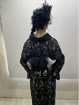 ヘアメイク シンティア(Hair make Cintia.)の写真/土日祝早朝OPEN！豊富な種類から好きなものをレンタルできる★着崩れさせない凄腕スタッフが担当★