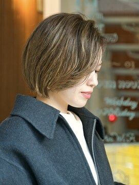 ビュートリアム 鎌倉小町(BEAUTRIUM) [BEAUTRIUM鎌倉小町]老け知らず若見えハイライトボブ[渡沼一喜]