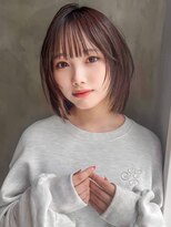 アグ ヘアー プリュネ 和歌山駅前2号店(Agu hair prune) 《Agu hair》レイヤーボブ×numberA.ベースケアミルク