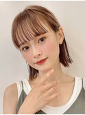 奥行きショート/ハイライカラー/くびれヘア/［大阪梅田］