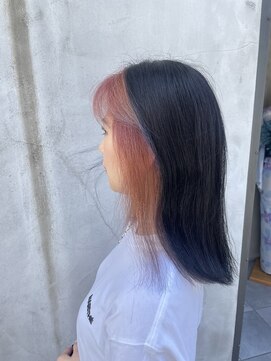 ノリト(norito) フェイスフレーミング×インナーカラー