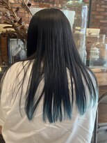 ボコカ(bococa) 【りん指名】裾カラー/ターコイズブルー