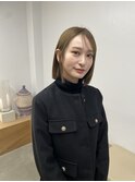 切りっぱなしボブ