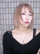 アルレン(Allen)&nbsp;切りっぱなしボブ　ブロンド　ベージュ　宇都宮